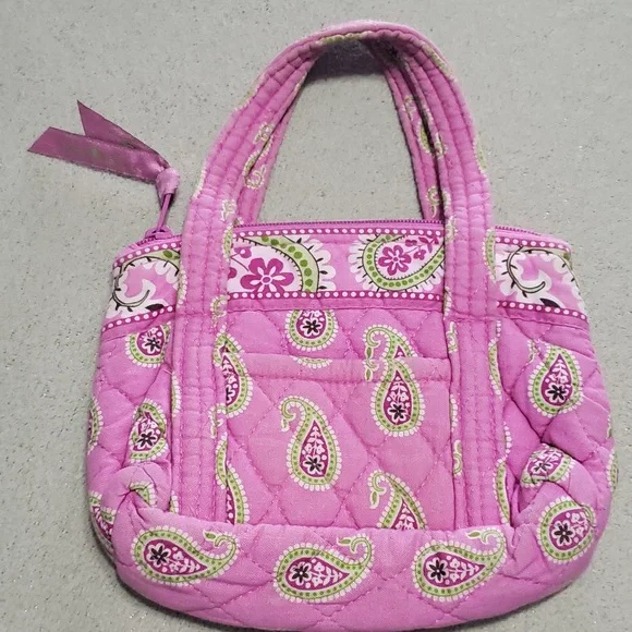 Vera Bradley Retired Bermuda Pink Purse (Spring 2005) - Picture 4 of 8